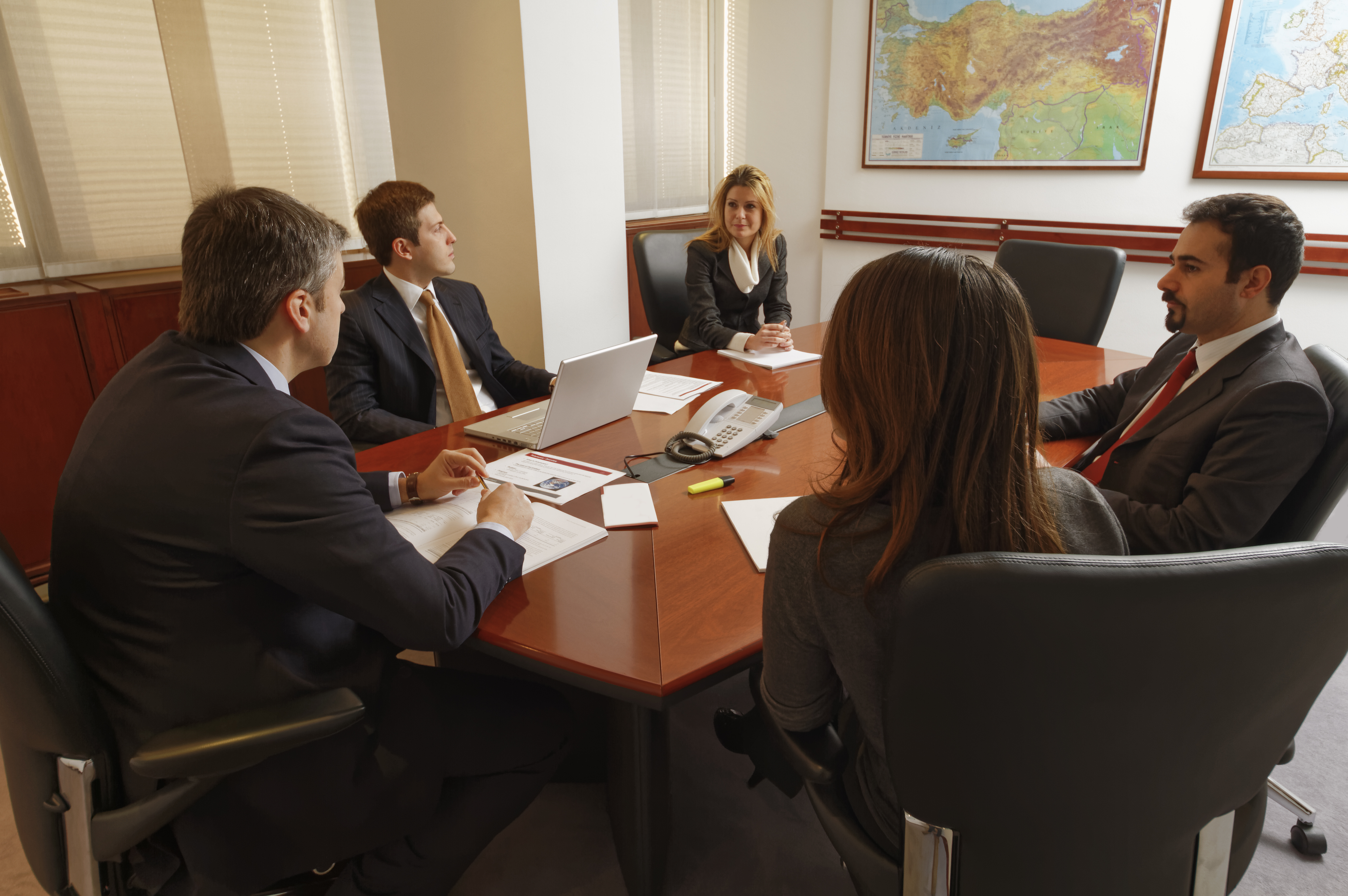 italy, office business meeting